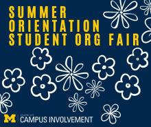 Summer Orientation Student Org Fair