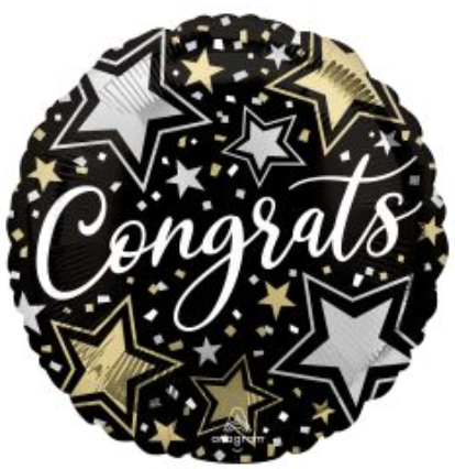 Congratulations star balloon
